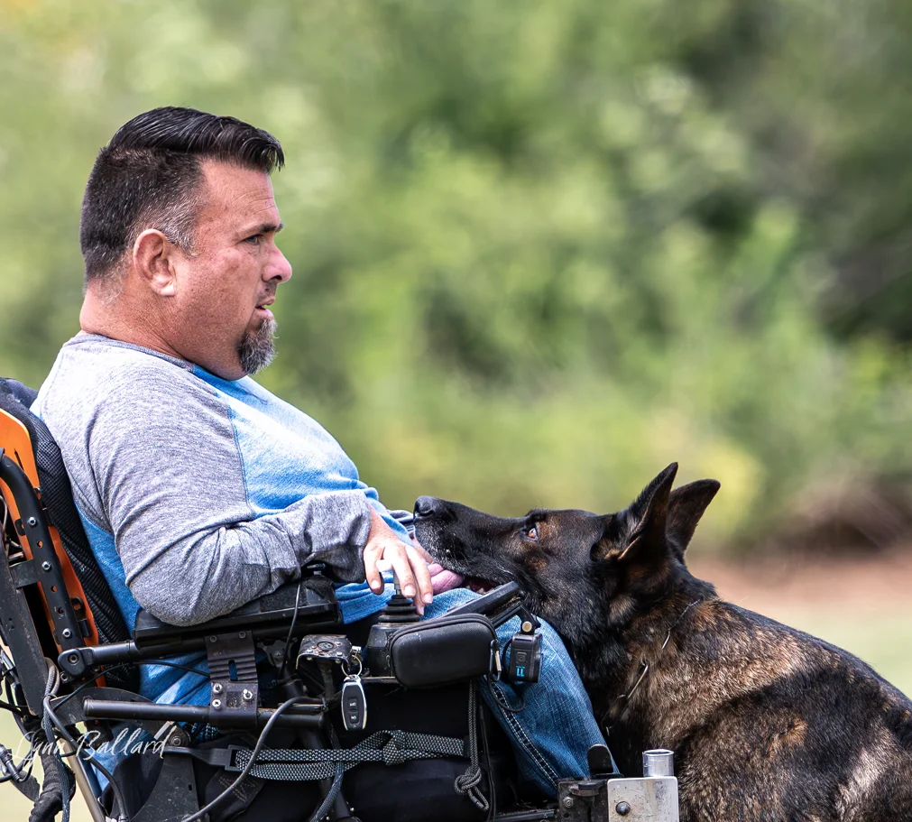 Jason Lake focused dog training photo